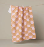 Royal Scallop Tea Towel Geometry