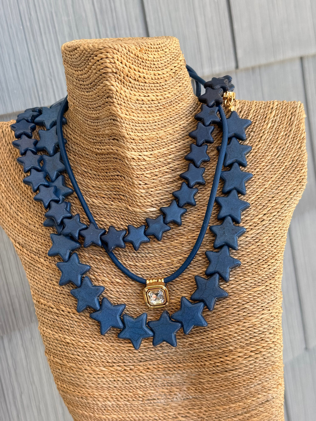 Sea Star Necklace Large - Navy - Smith & Co.