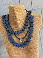Sea Star Necklace Large - Navy - Smith & Co.