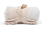 Barefoot Dreams Scalloped Receiving Blanket: Pink Tutu