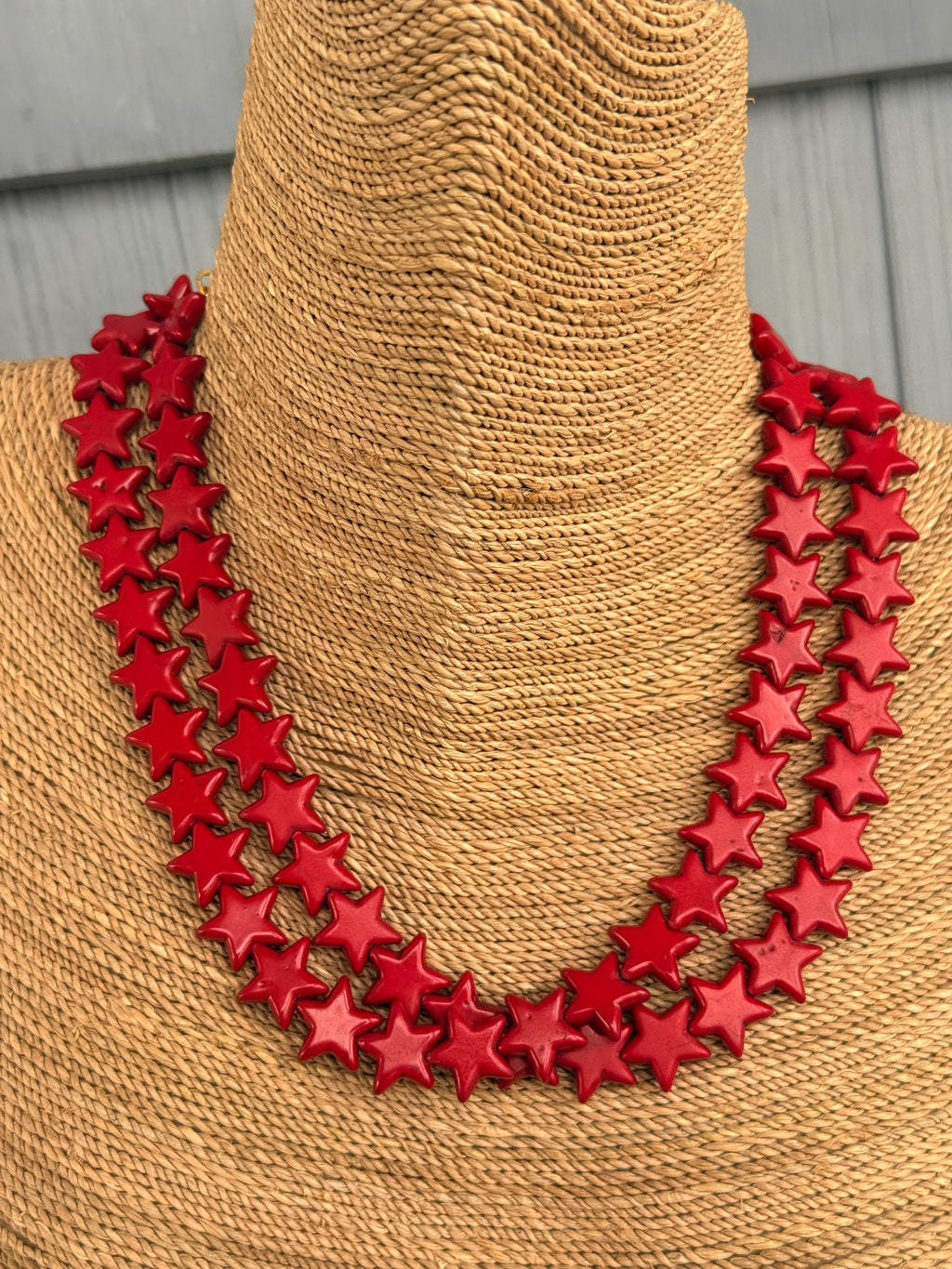 Sea Star Necklace SMALL - Garnet- Smith & Co.
