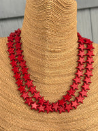 Sea Star Necklace SMALL - Garnet- Smith & Co.