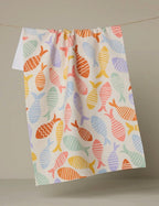 Fish Flip Tea Towel Geometry