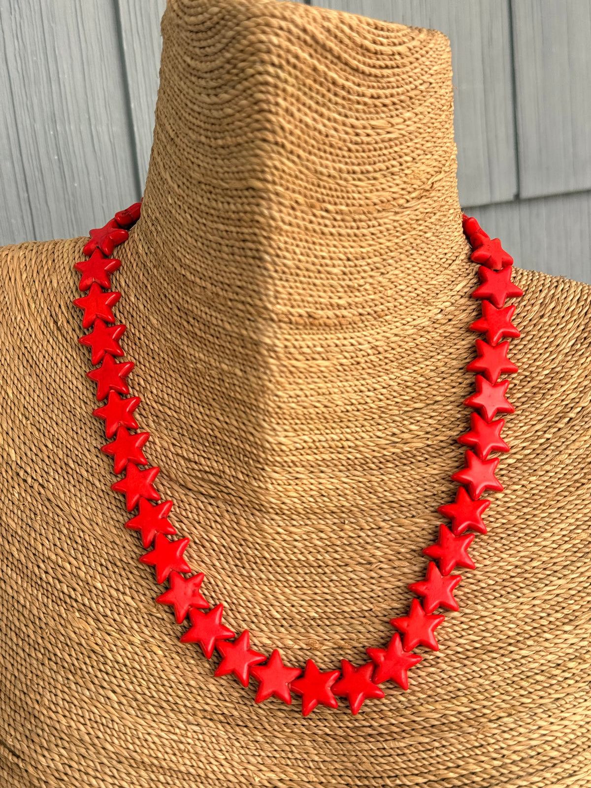 Sea Star Necklace SMALL - Red- Smith & Co.
