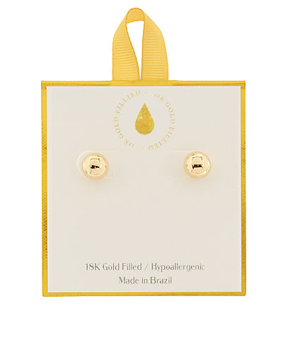 Gold Studs 18k Gold Filled