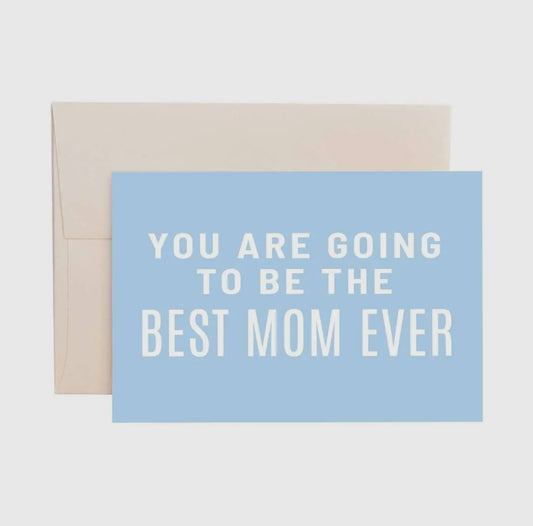 Best Mom Blue Card
