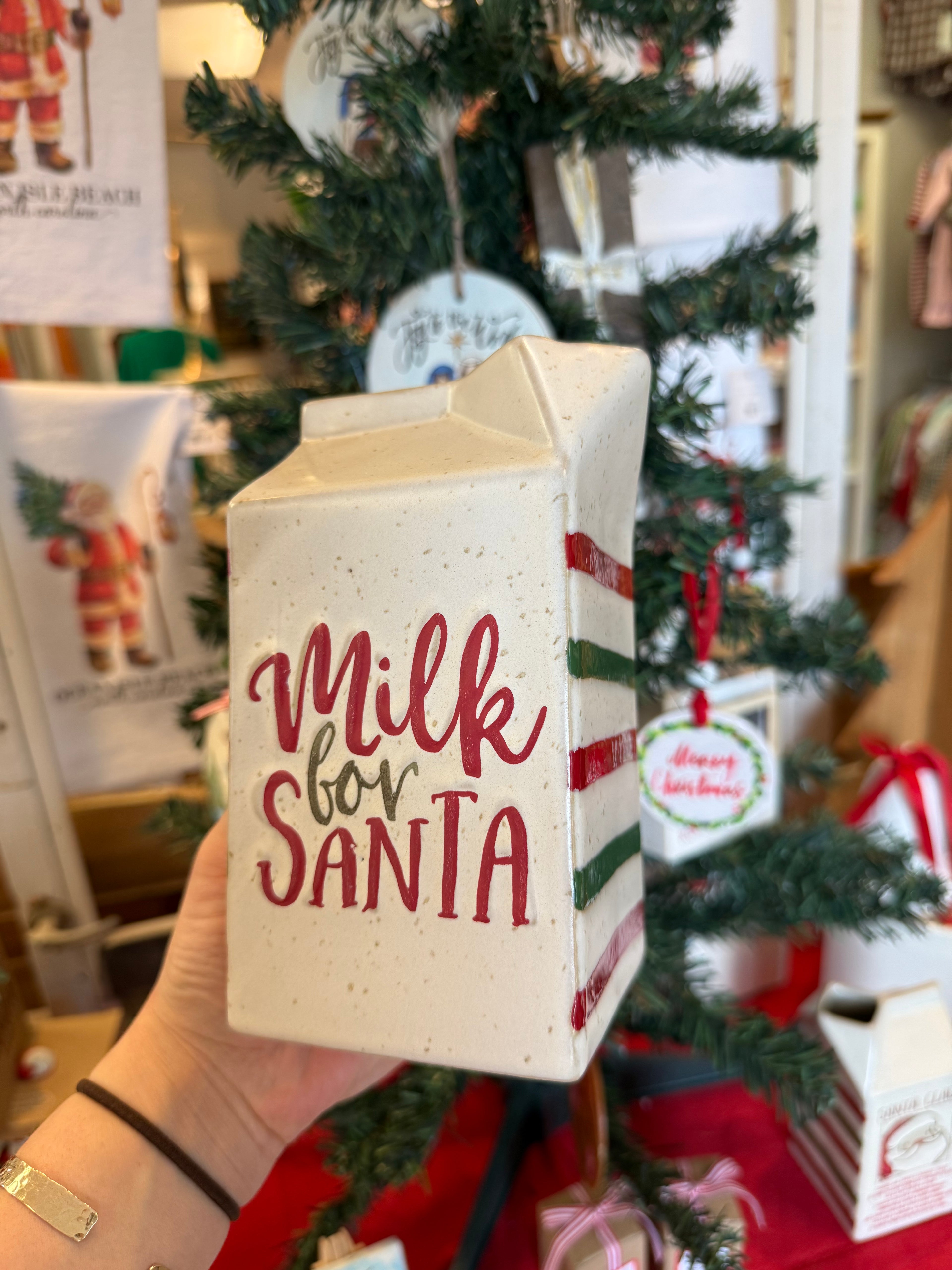 Santa Milk Carton, Mudpie