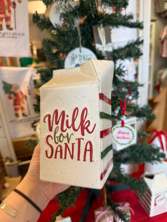 Santa Milk Carton, Mudpie