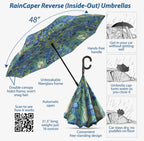 Van Gogh Irises Reverse Inverted
Umbrella - Hands-Free