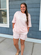 Pink Polka Dot Set