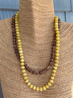Sea Glass Necklace - Chartreuse-Smith & Co.