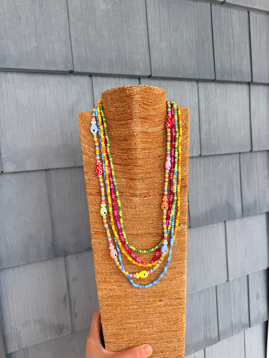 Handmade Beaded Necklace Set (set of 5)