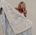 Coastal Cowgirl Luxe Home Blanket