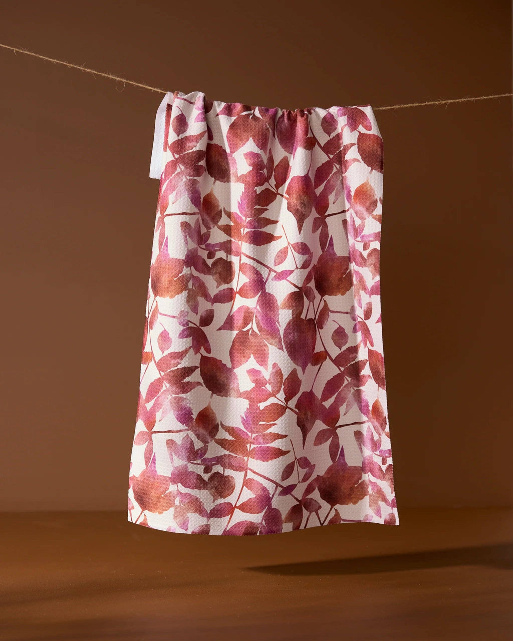 Watercolor Dreaming Tea Towel Geometry