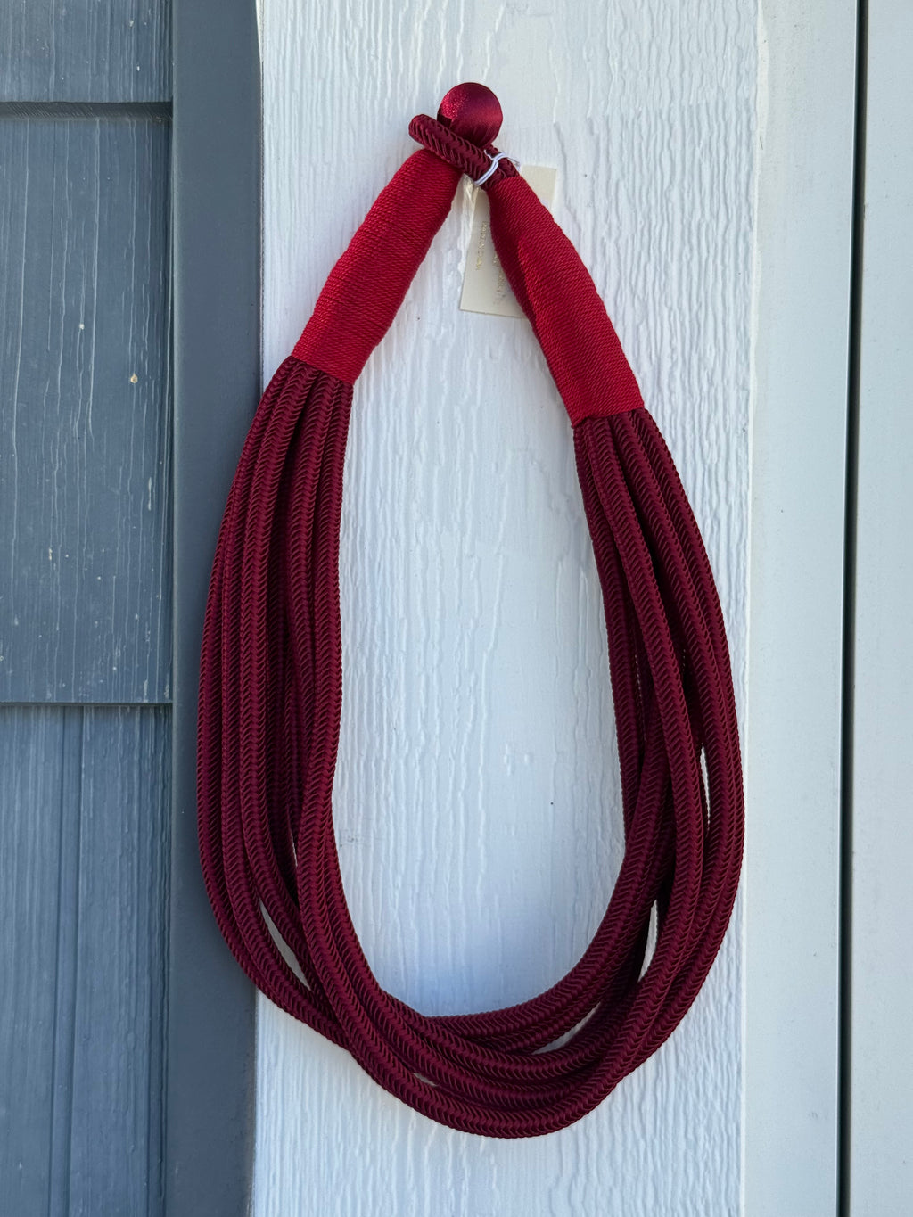 Burgundy Rope Necklace