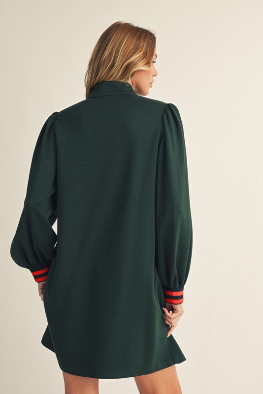 Hunter Green Casual Holiday Dress SHIPS OR PICKUP FROM COCO 10/10/25