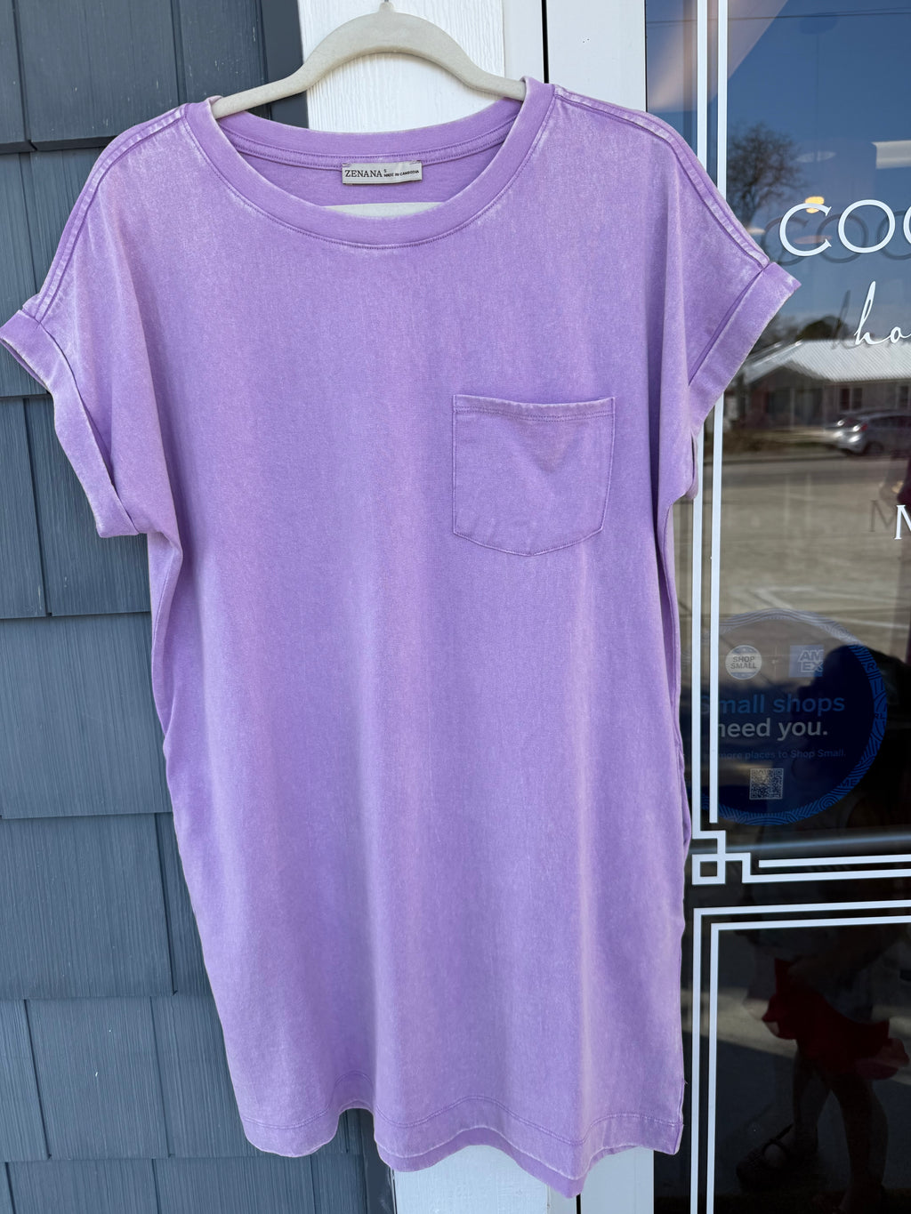 Lavender Tshirt Dress