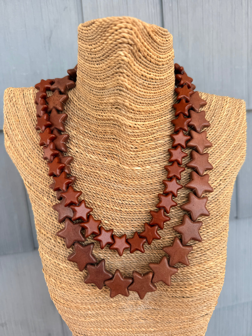 Sea Star Necklace SMALL - Brown - Smith & Co.