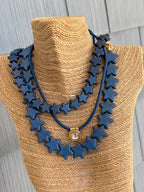 Sea Star Necklace SMALL - Navy - Smith & Co.