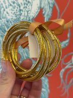 Gold Jelly Bangle Set