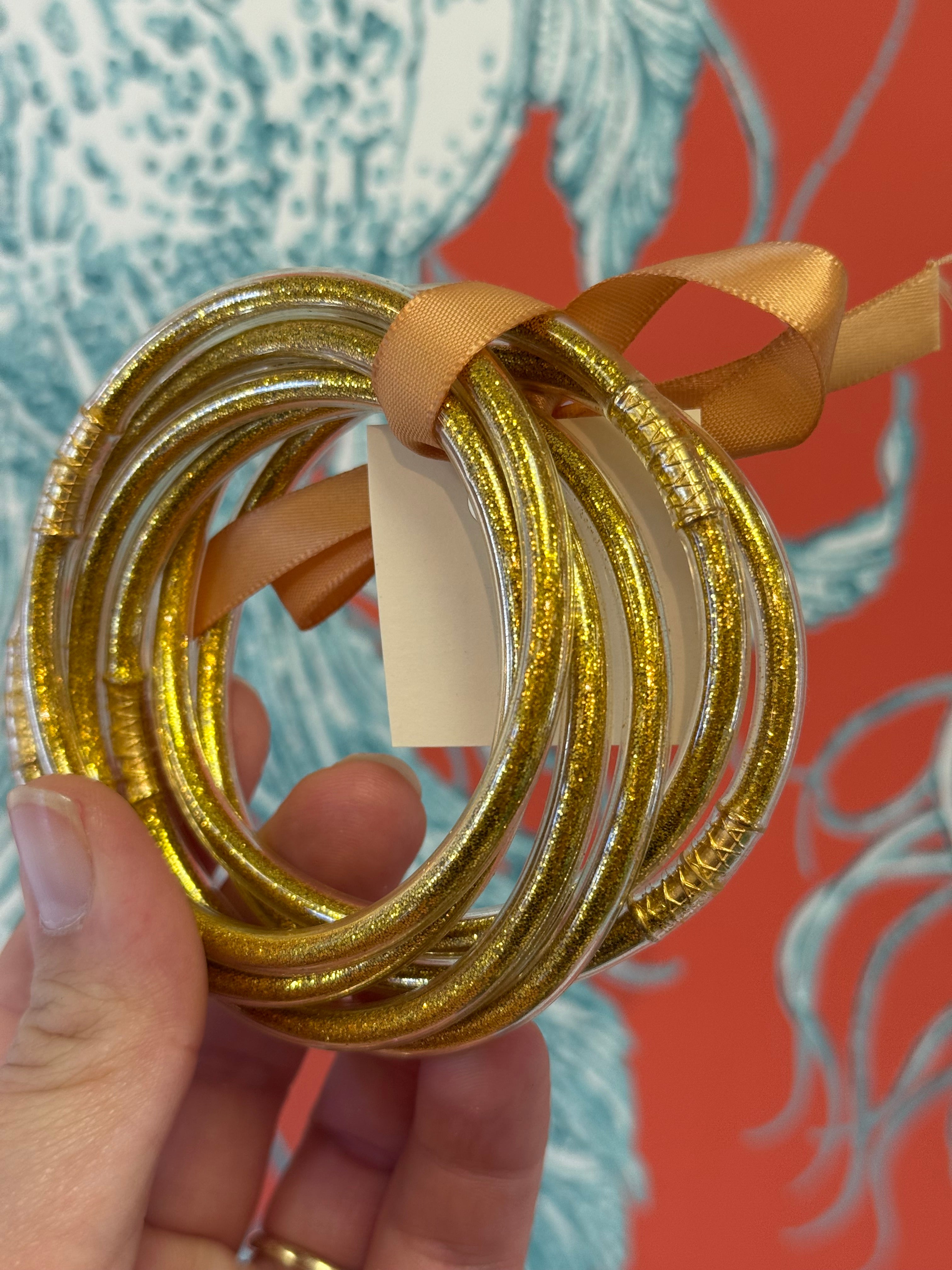 Gold Jelly Bangle Set