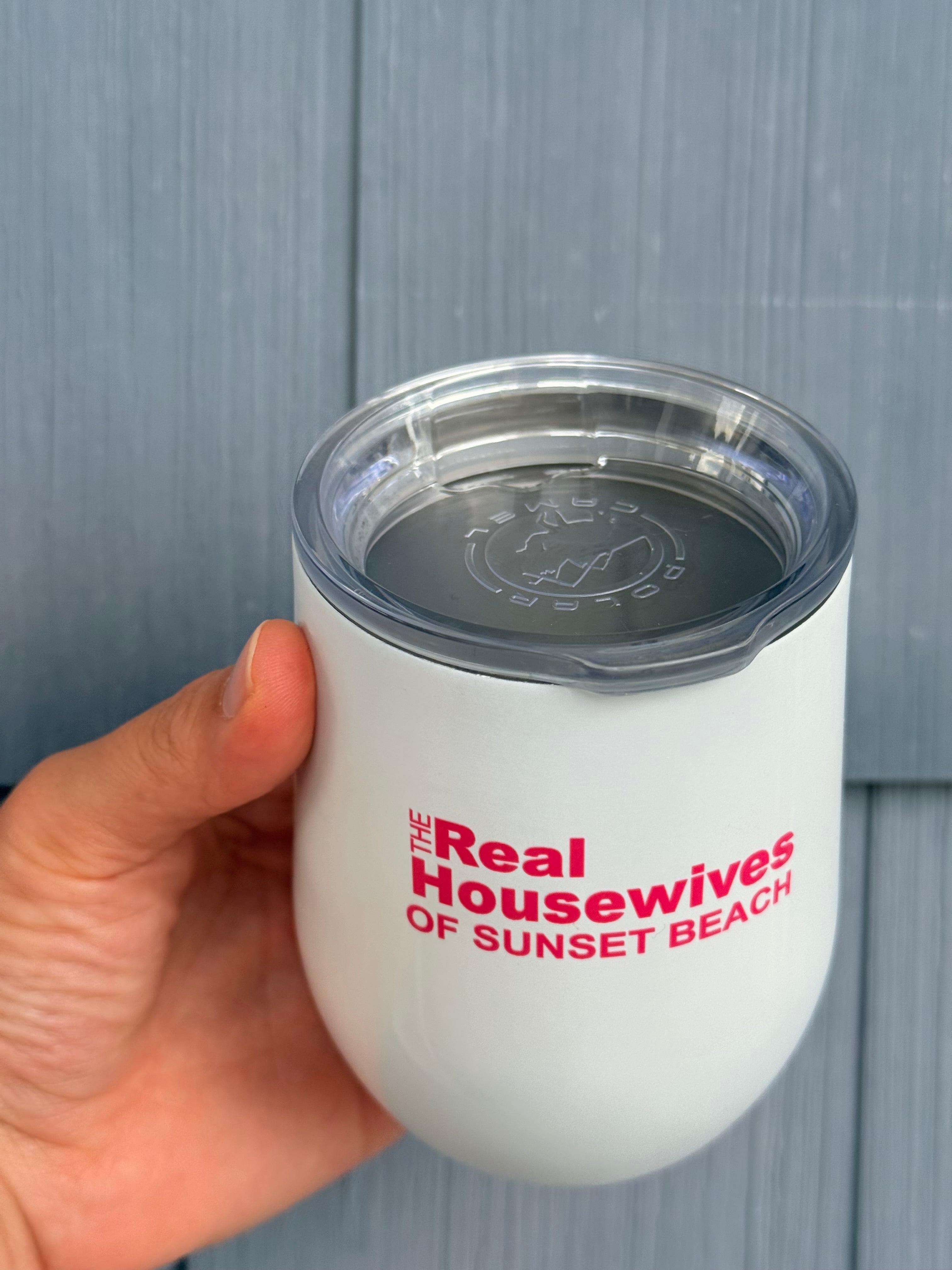 The Real Housewives of Sunset Beach 12oz. Wine Cup