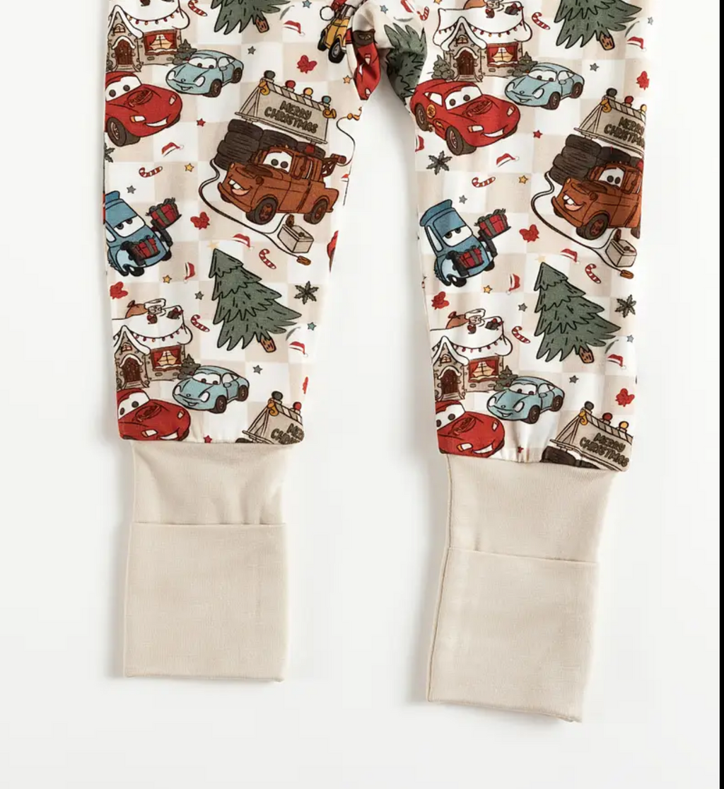 Lightning McQueen Christmas Tree Onesie