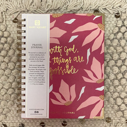 With God All Things are Possible Prayer Journal