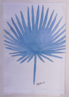 Frond White Flour Sack Towel