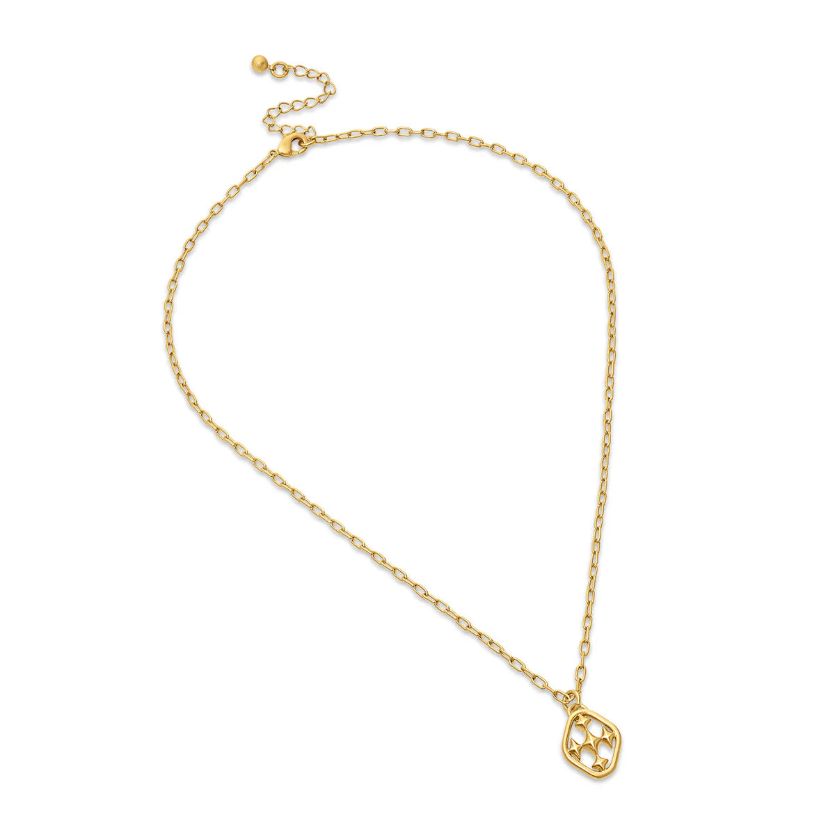 Shield Petite Necklace Gold Vermeil