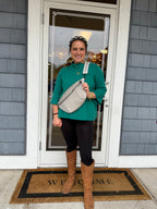 Emily Sling Bag Reflective Greige