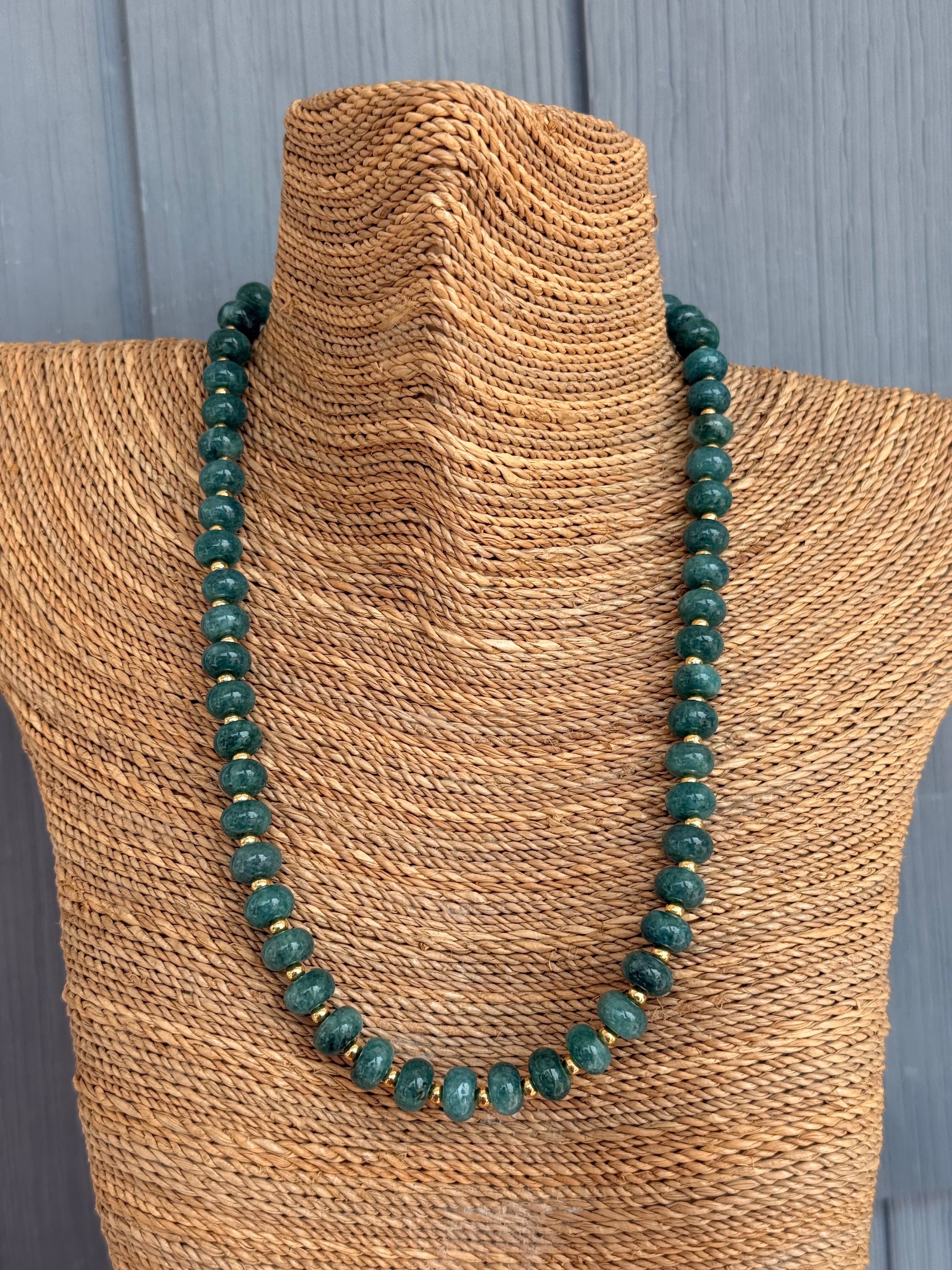 Sea Glass Necklace - Blue - Smith & Co.