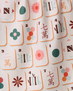 Cypress Tile Toss- Mahjong Tea Towel Geometry