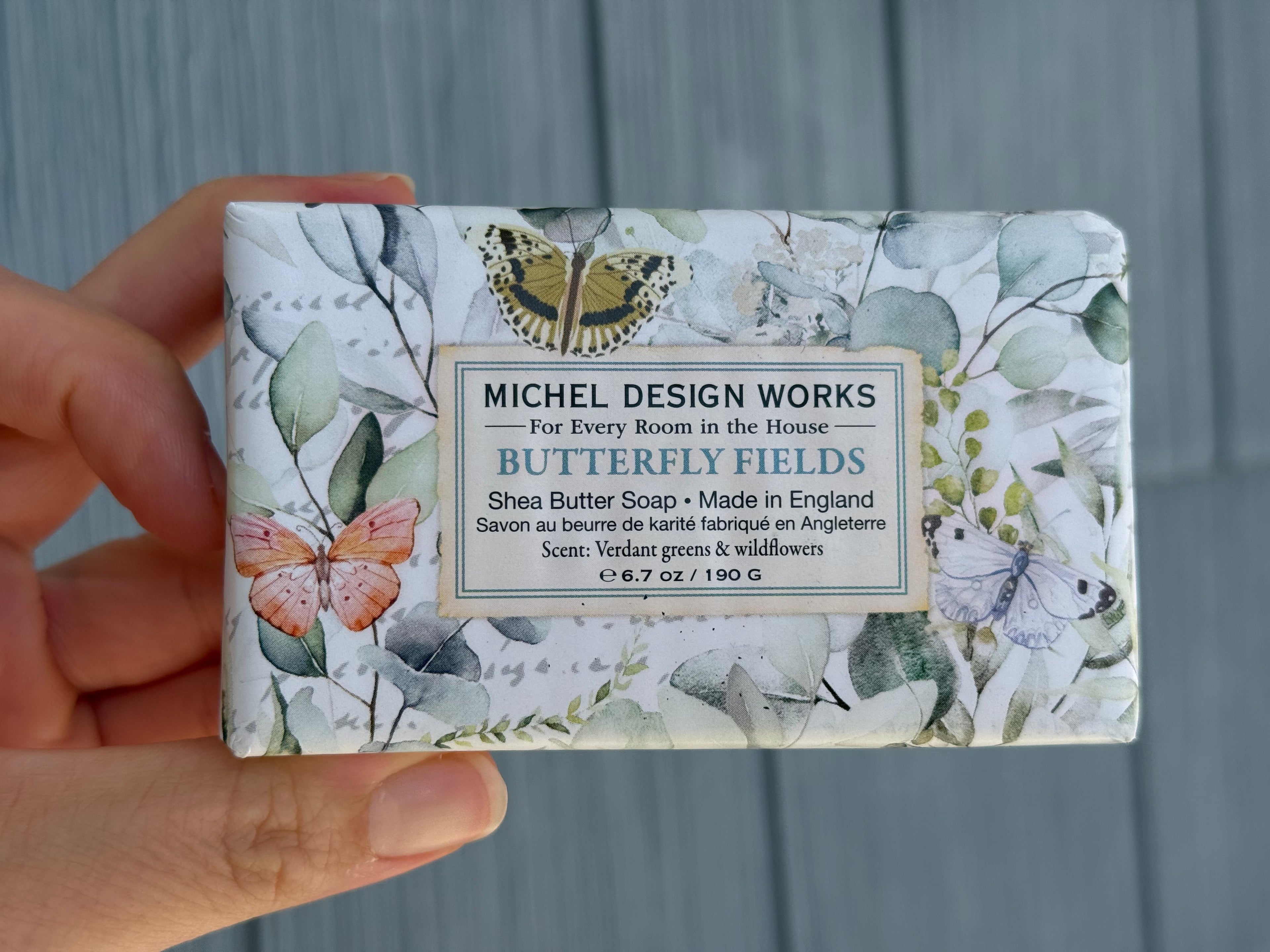 Michel Design Works Butterfly Fields Bar Soap