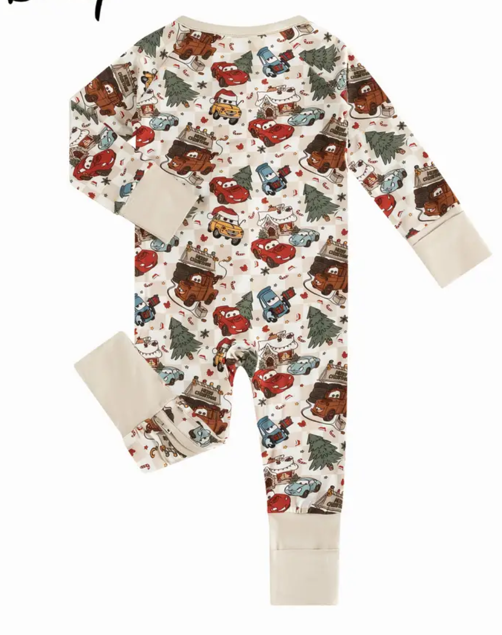 Lightning McQueen Christmas Tree Onesie