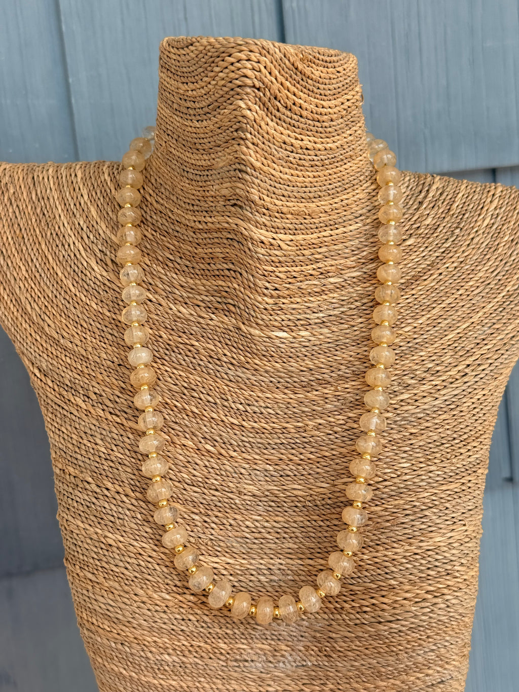 Sea Glass Necklace - Coconut - Smith & Co.