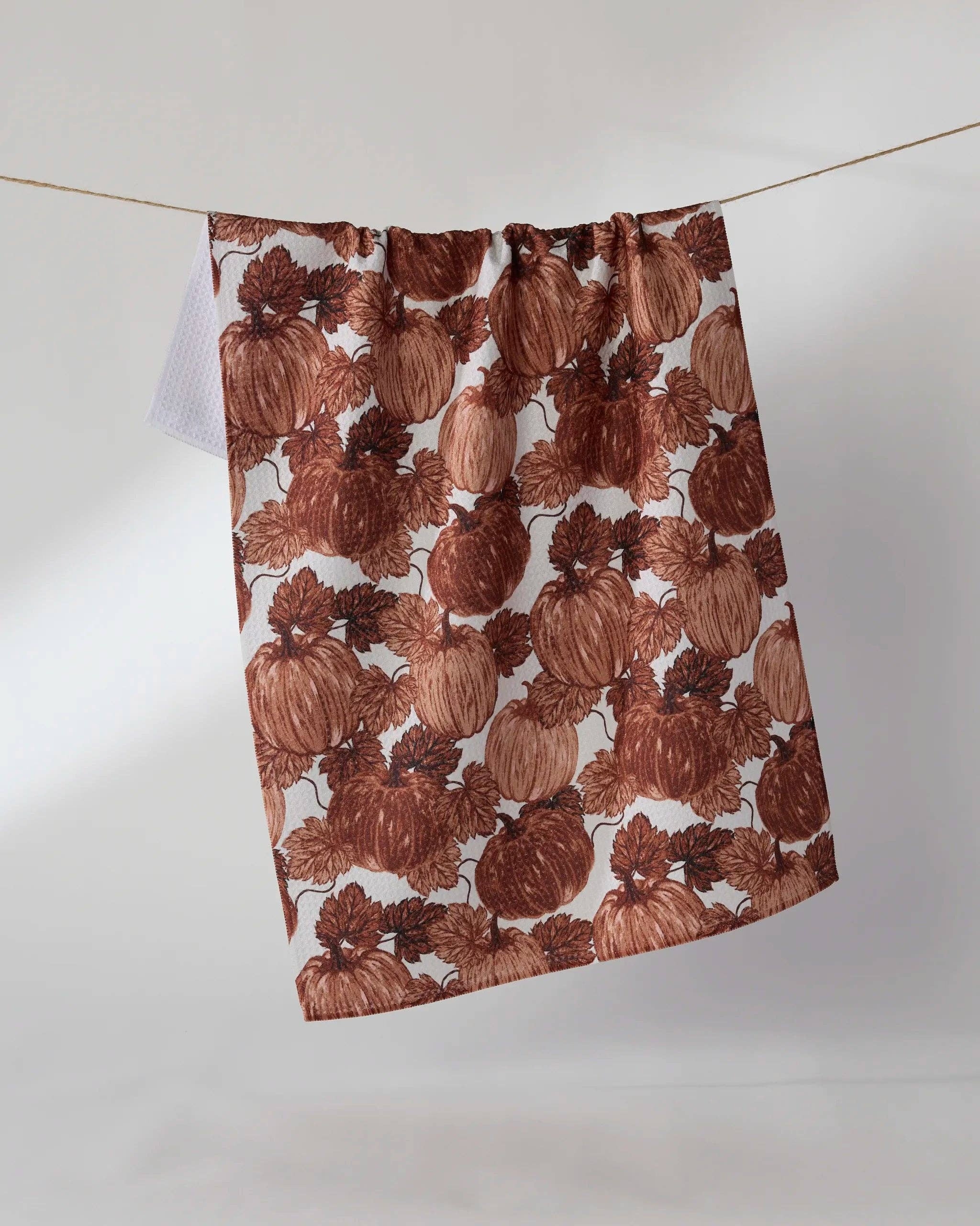 Harvest Moon Tea Towel Geometry