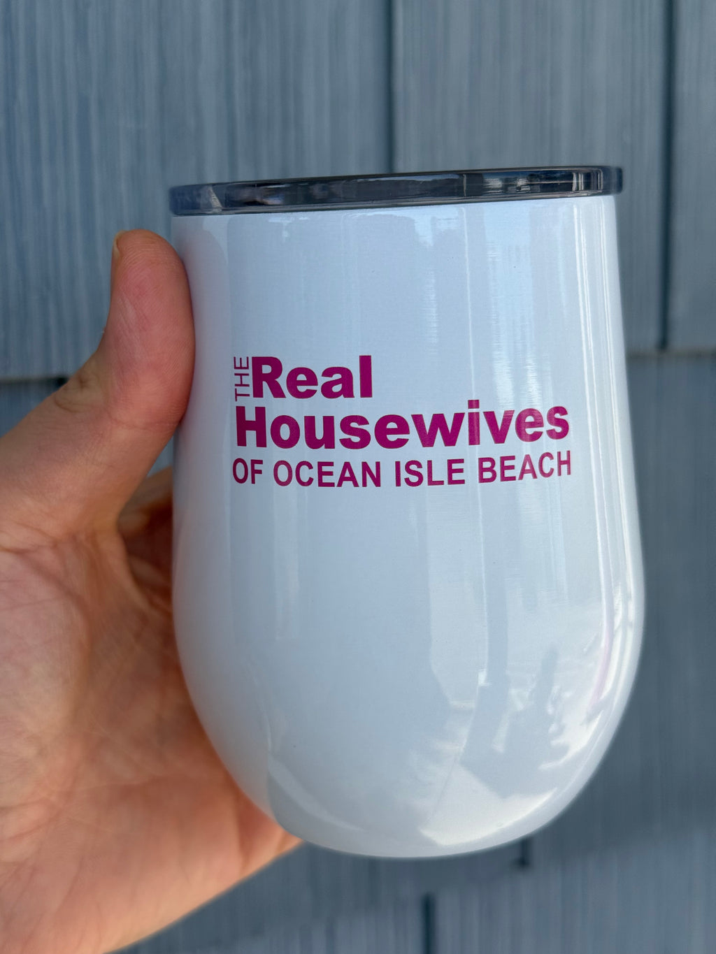 The Real Housewives of Ocean Isle Beach 12oz. Wine Cup
