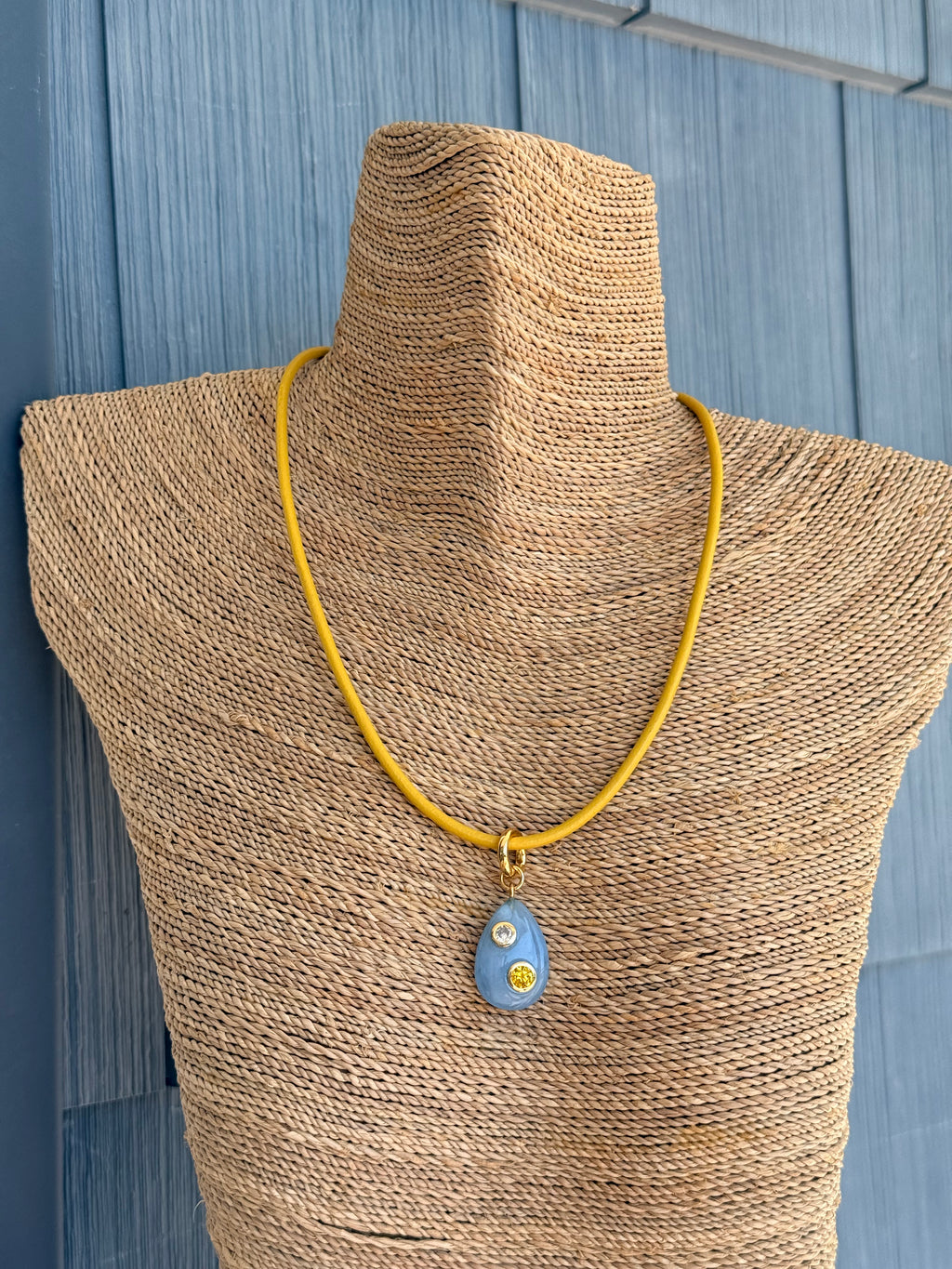 September Sky Pendant Necklace -Blue- Smith & Co.