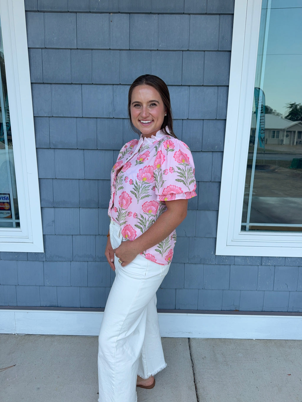 Sweet Bloom Puff Blouse