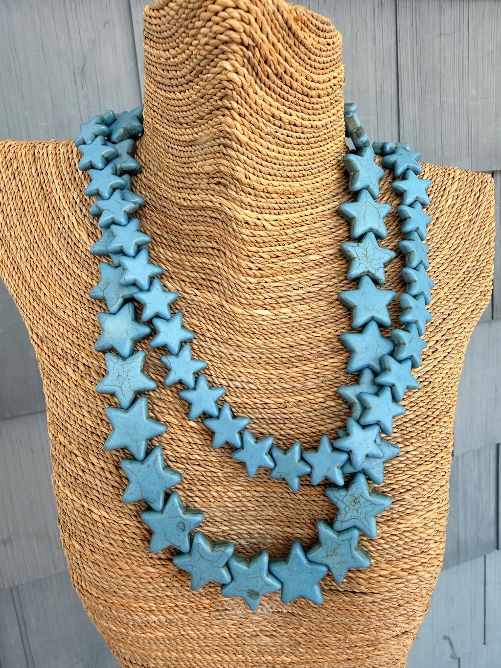 Sea Star Necklace Large - Dusty Blue - Smith & Co.