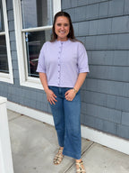 Purple Knit Cardigan
