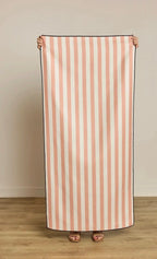 Cabana Beach Towel Orange Geometry
