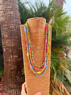 Handmade Beaded Necklace Set (set of 5)