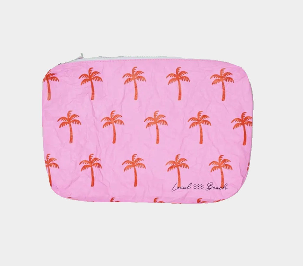 Pink Neon Palms Water Resistant
Tyvek Printed Pouch