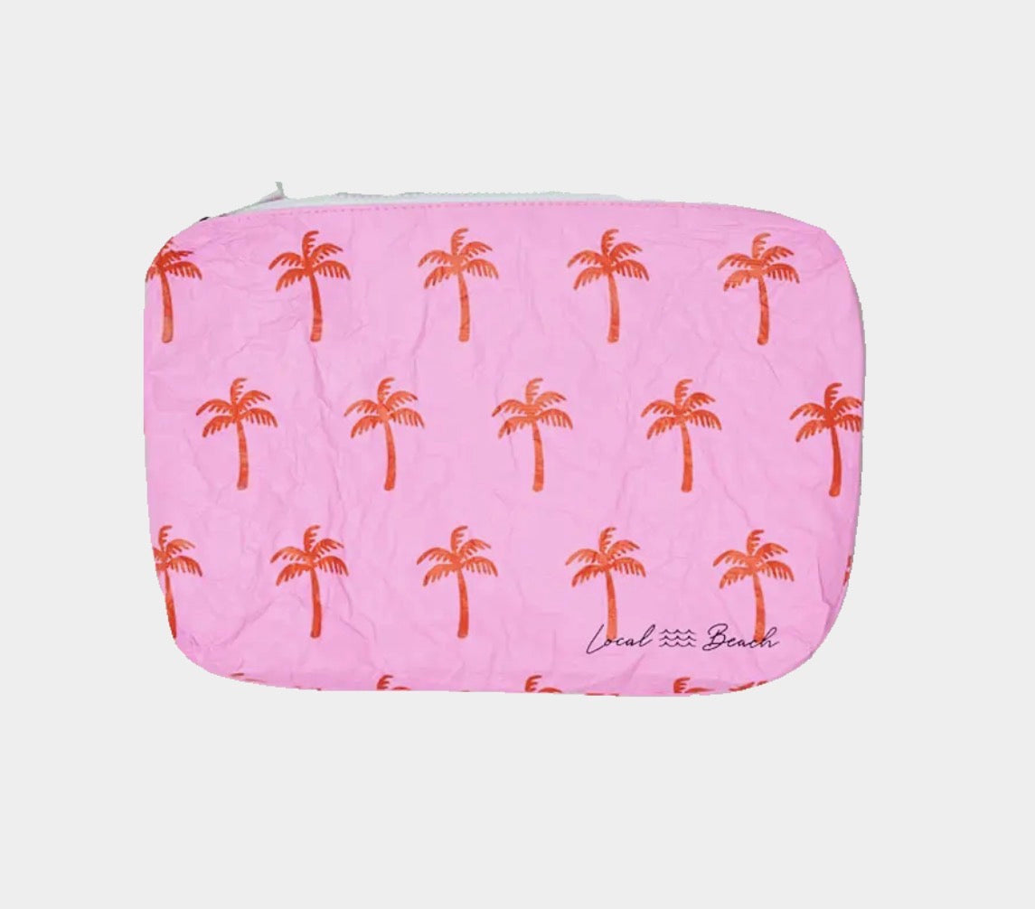 Pink Neon Palms Water Resistant
Tyvek Printed Pouch