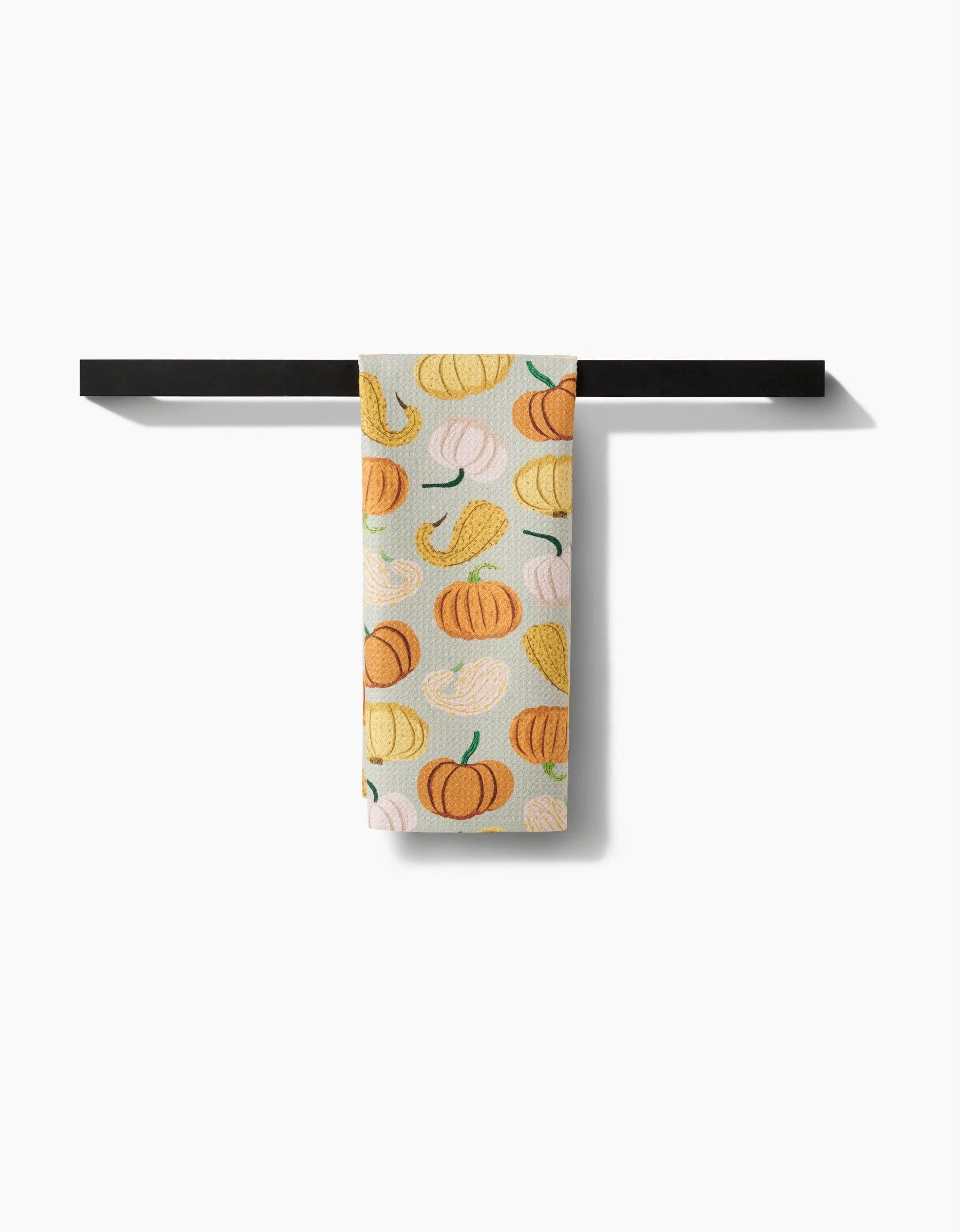 Pumpkins & Gourds Tea Towel Geometry