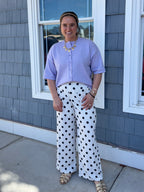 Black & White Polka Dot Pants