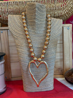 Big Heart Necklace Set
