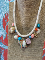Starfish & Sea-life Multi Chard Cord Necklace Set